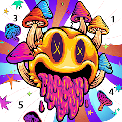 Fluid Art:Color By Number